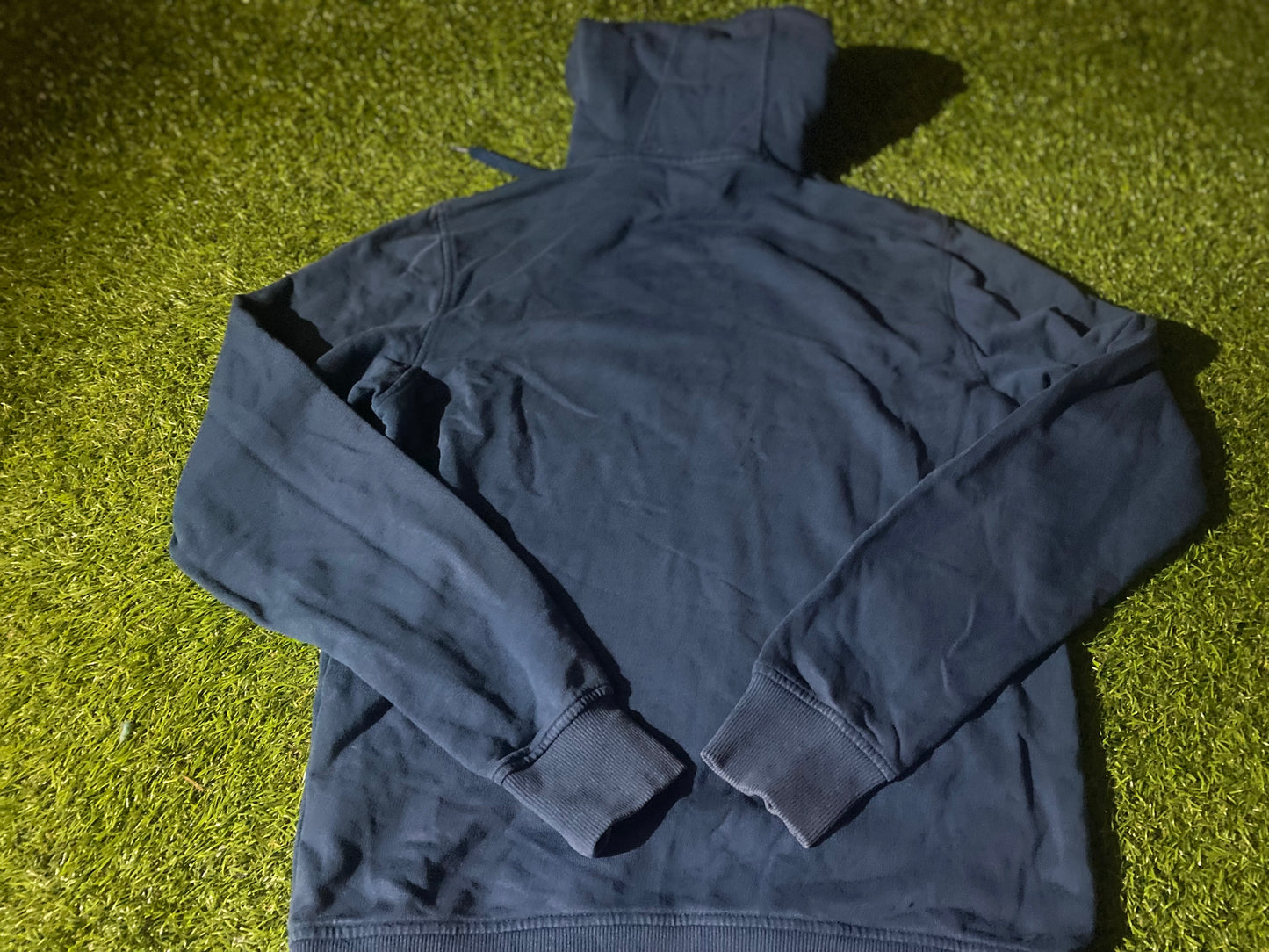 The North Face Blue Small Mans Heavier Hoody Hooded Top