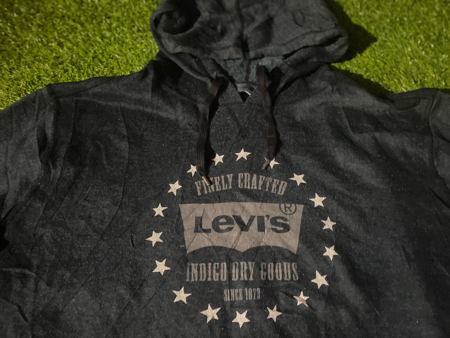 Levi Strauss & Co Vintage Grey XL Extra Large Mans Hoody Hooded Top