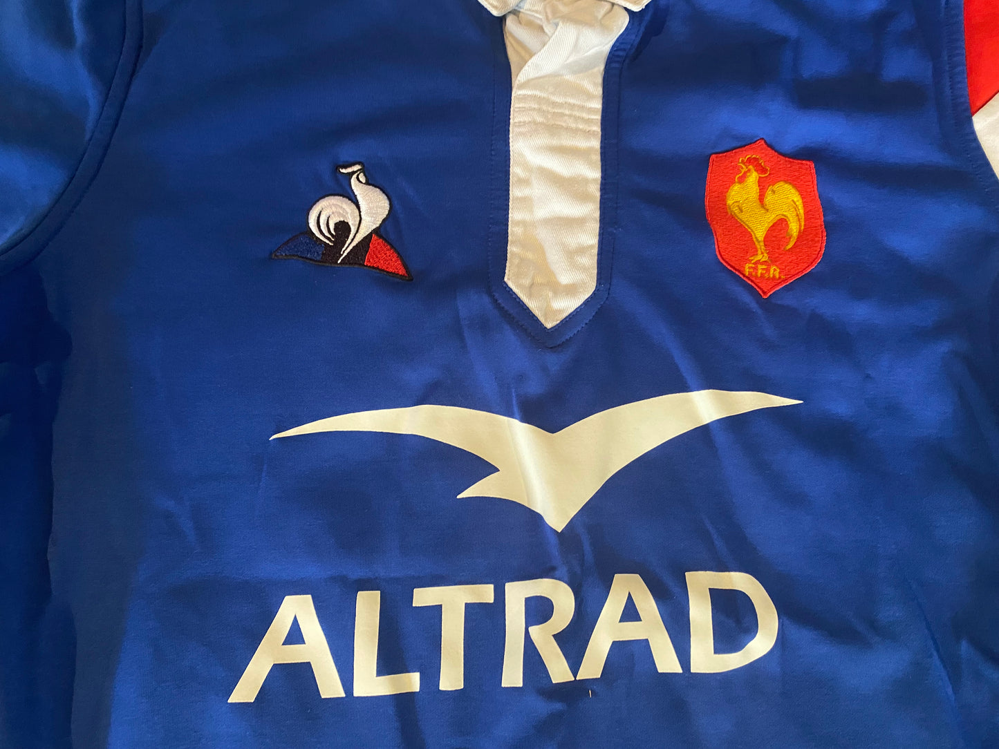France French FFR Rugby Union Large Mans 2018/2019 Le Coq Sportif Home Jersey