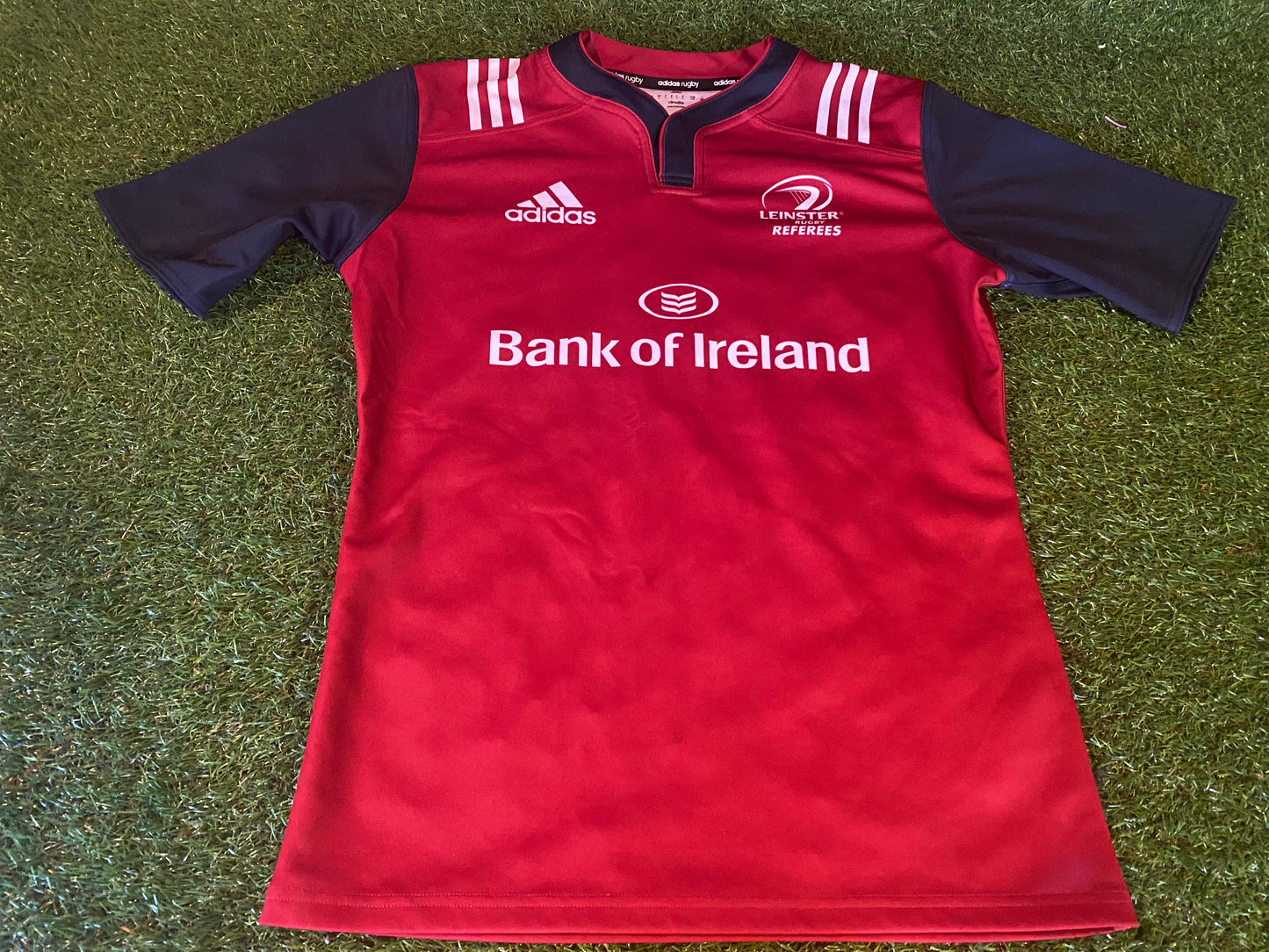 Leinster Eire Irish Rugby Union Football Large Mans Referee Adidas Made Jersey