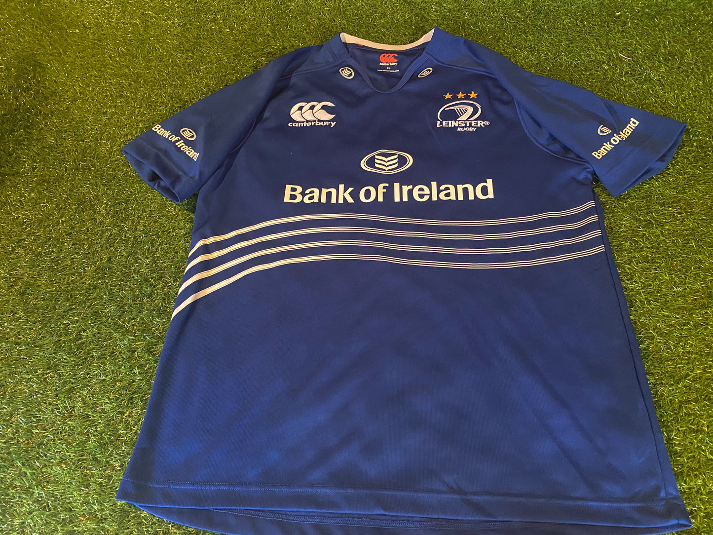 Leinster Eire Irish Rugby Union Football XL Extra Large Mans CCC Made Jersey