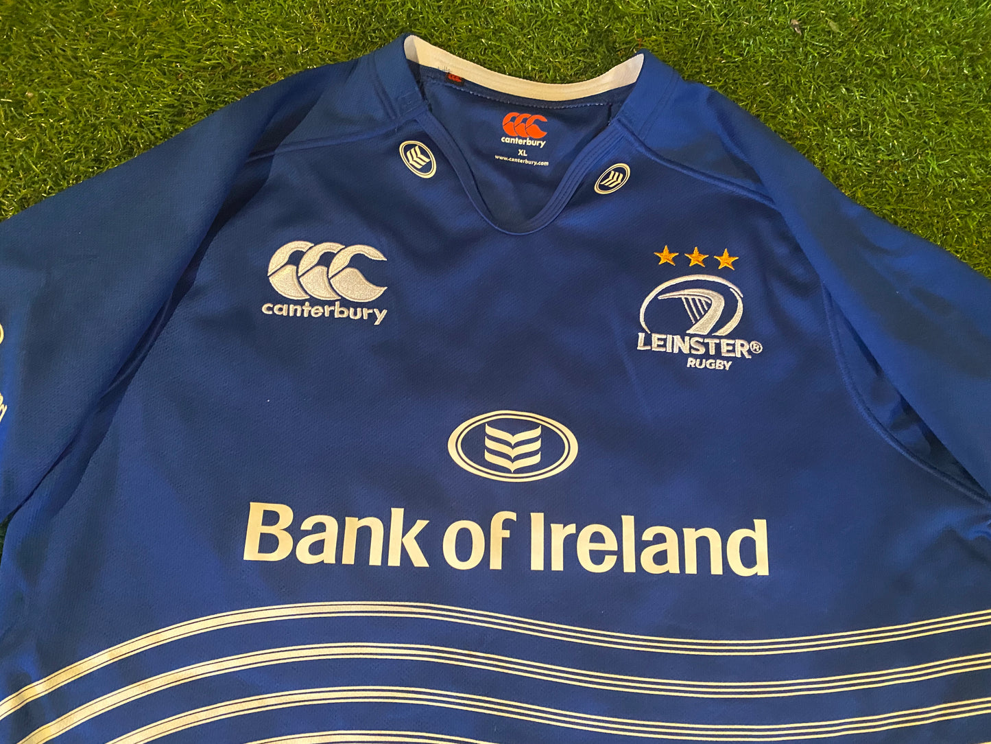 Leinster Eire Irish Rugby Union Football XL Extra Large Mans CCC Made Jersey