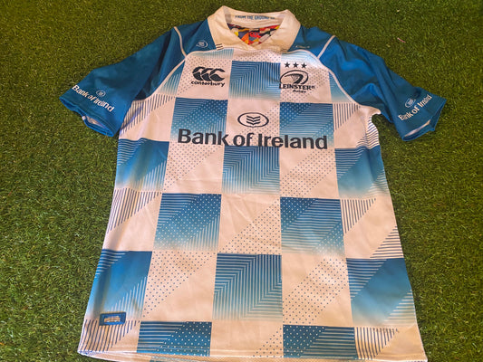 Leinster Eire Irish Rugby Union Football Large Mans CCC Made Vapordri+ Jersey