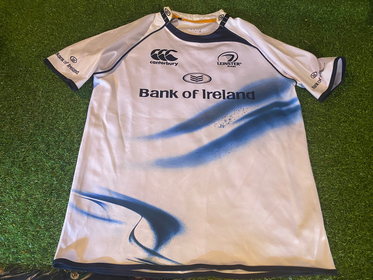 Leinster Eire Irish Rugby Union Football Big XXL 2XL Mans CCC Made Away Jersey