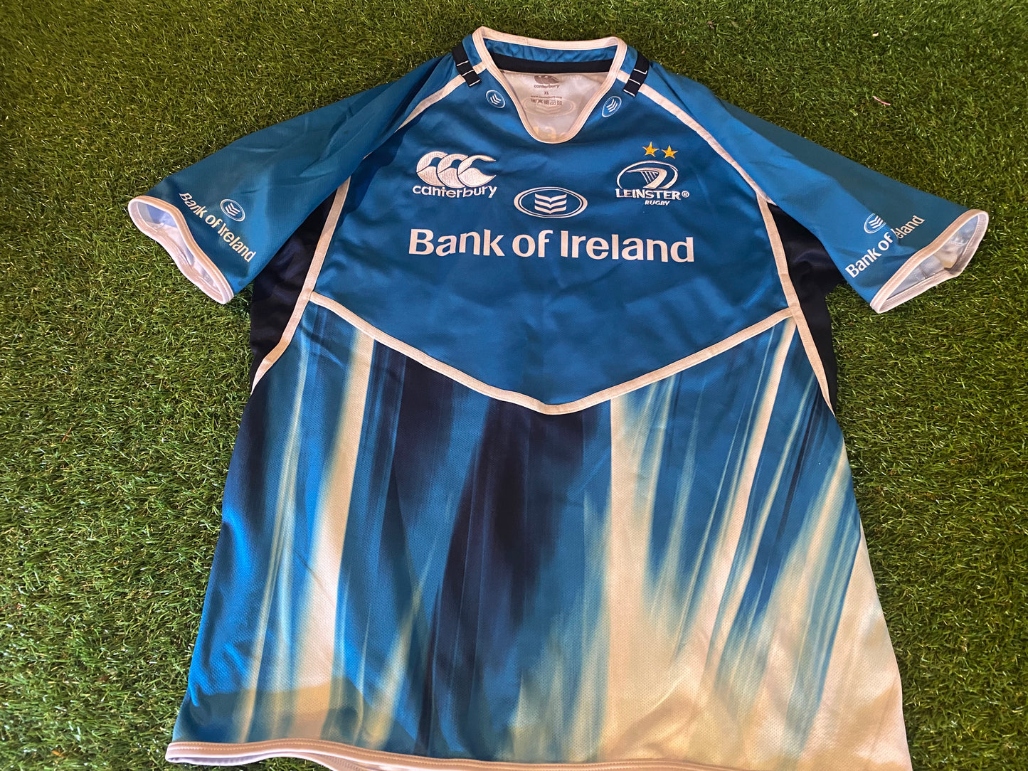 Leinster Eire Irish Rugby Union Football XL Extra Large Mans CCC Made Jersey