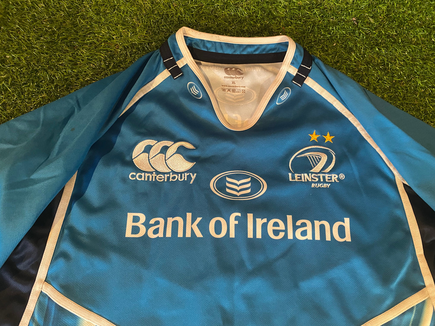 Leinster Eire Irish Rugby Union Football XL Extra Large Mans CCC Made Jersey