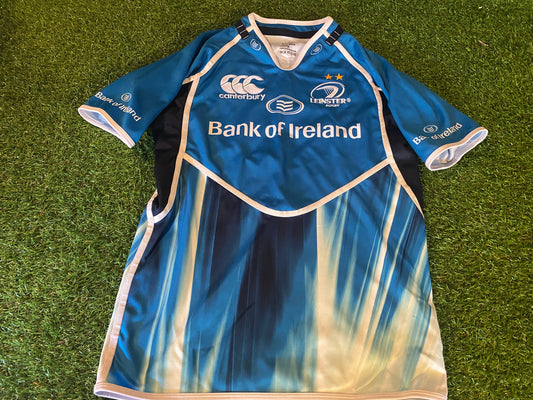 Leinster Eire Irish Rugby Union Football Medium Mans CCC Made Home Jersey