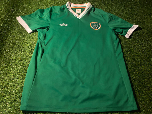 Republic of Ireland Football XL Extra Large Mans Rare Unsponsored Player Issue Home Jersey