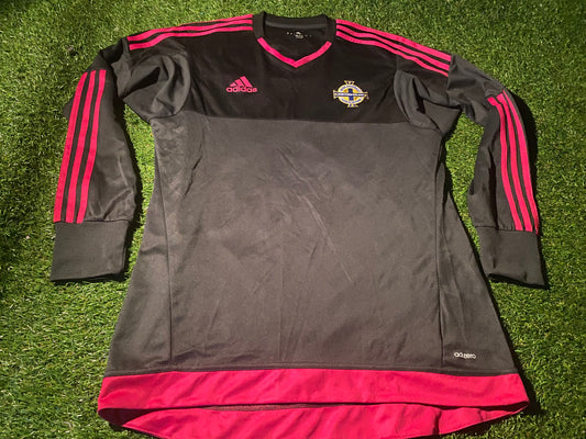 Northern Ireland Football Medium Mans Rare Adidas Adizero Made Keepers Jersey