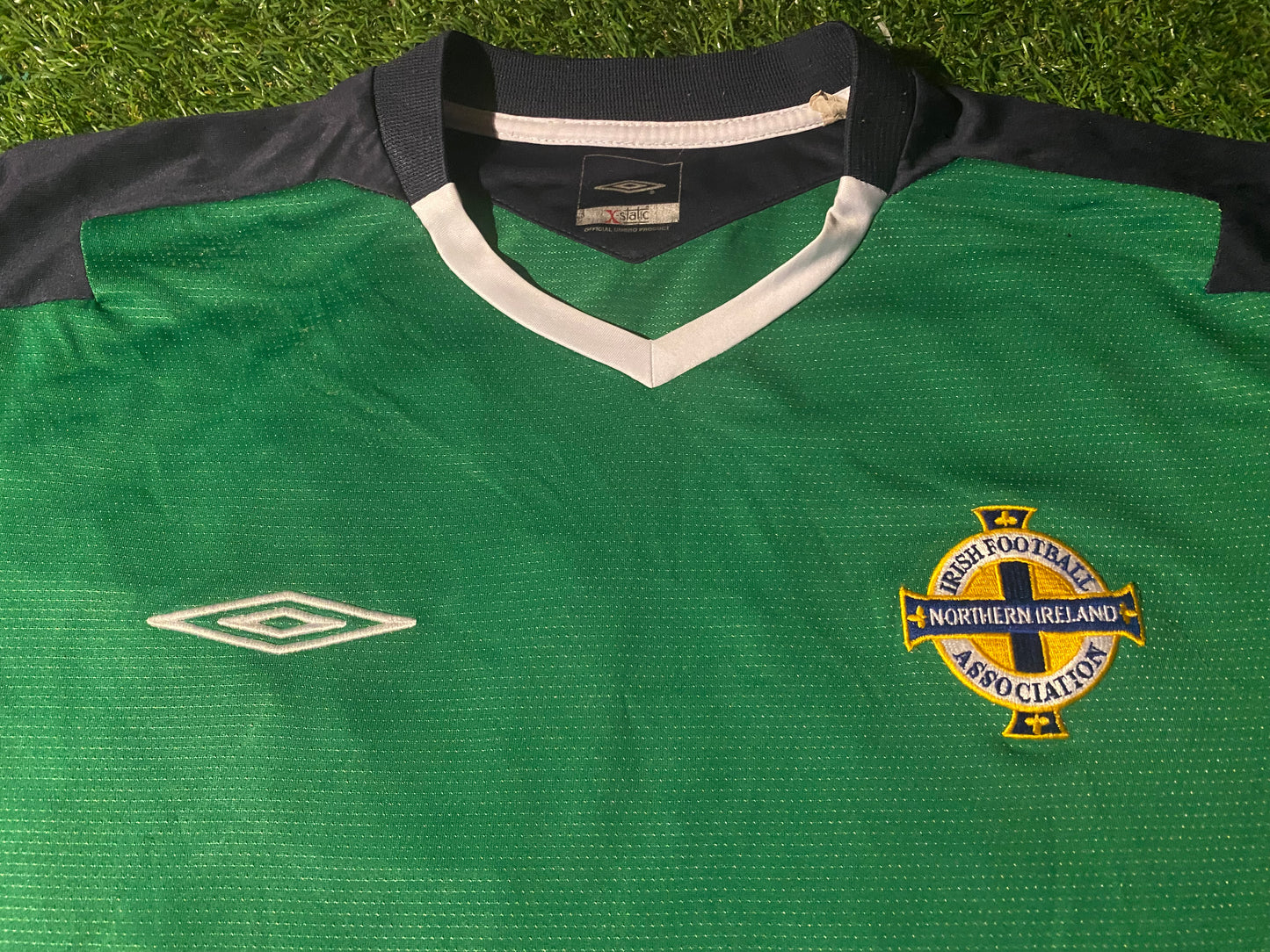 Northern Ireland Football Ulster Rare 2006 XL Extra Large Mans Umbro Home Jersey