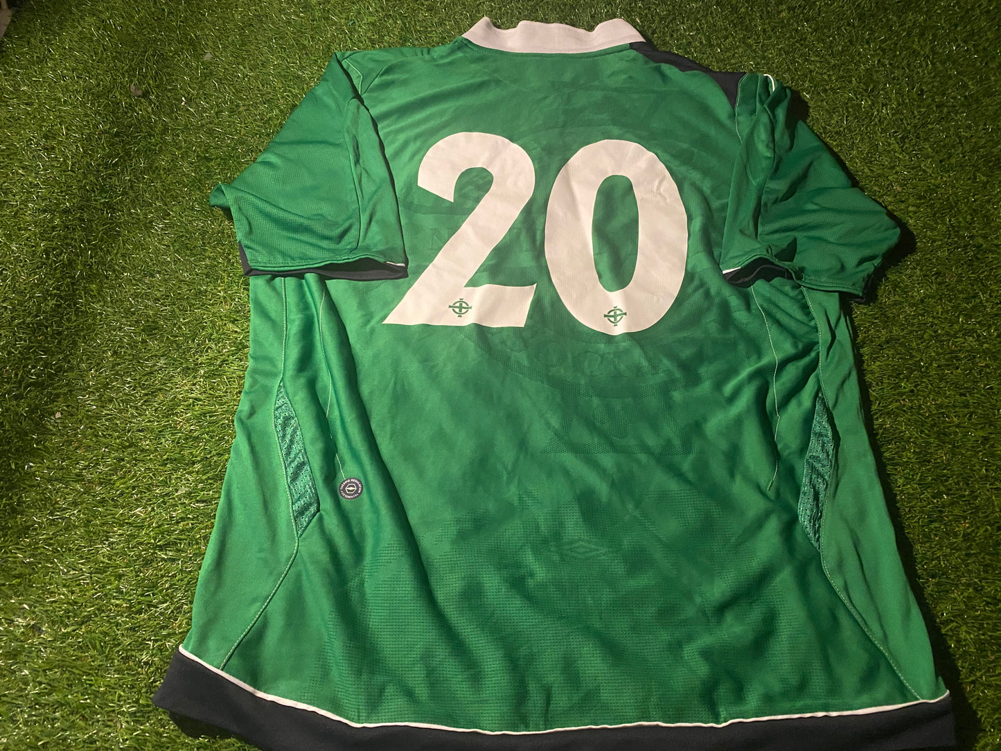 Northern Ireland v Finland Footbal XL Extra Large Mans Player Issue no20 Jersey