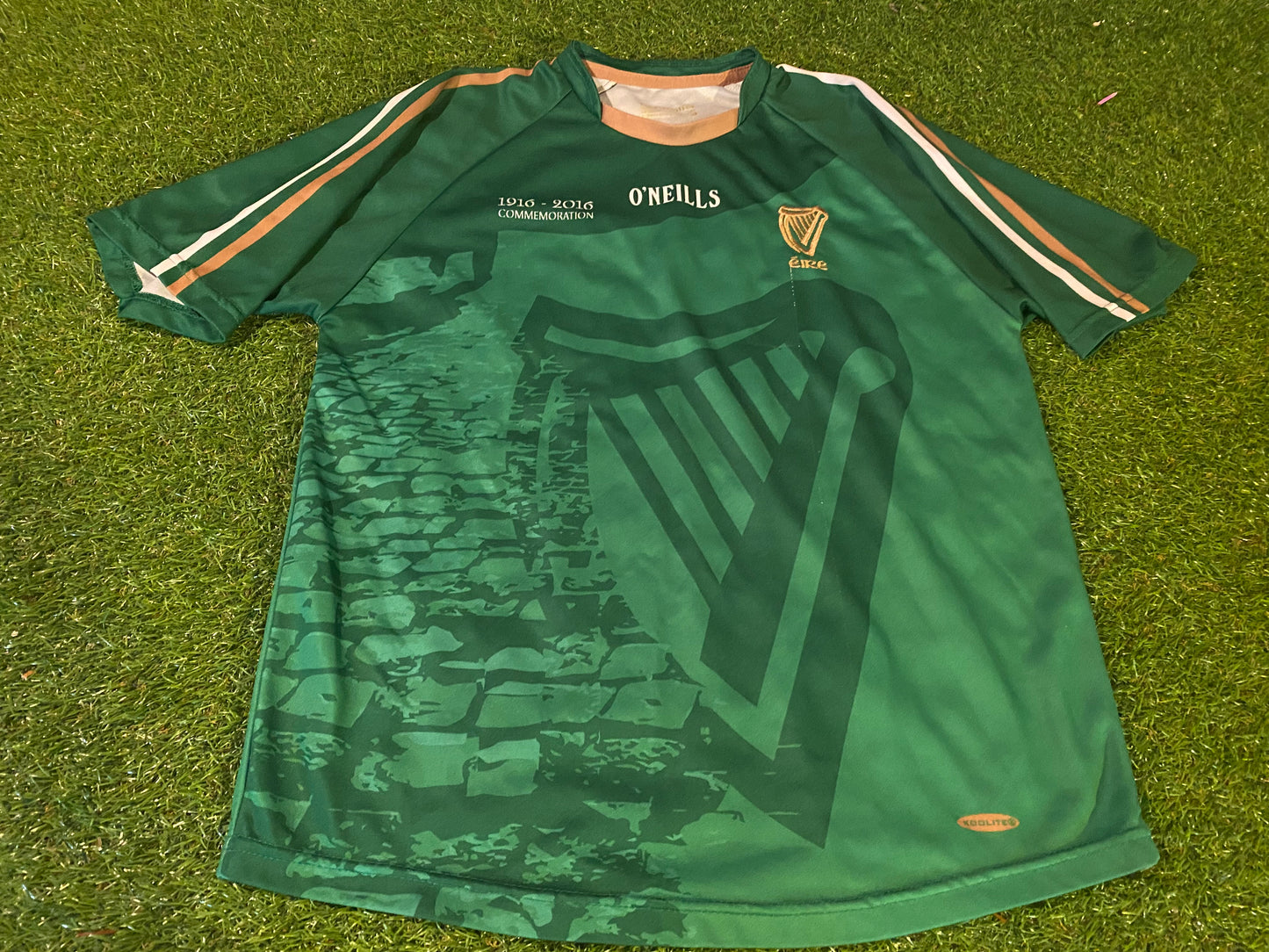 Eire Easter Rising 1916-2016 GAA Gaelic Football Hurling Small Mans Rare Jersey