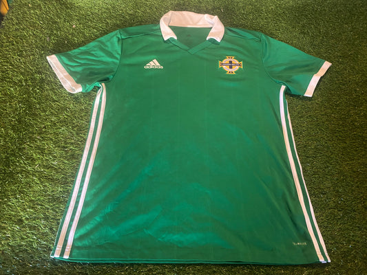 Northern Ireland Ulster Football Large Mans Rare 2017 Adidas Made Home Jersey