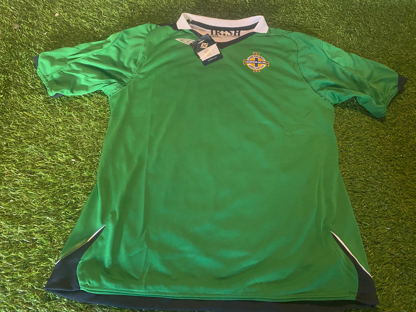 Northern Ireland Football Ulster Rare 2007 New BNWT Womans Size 14 Made Home Jersey