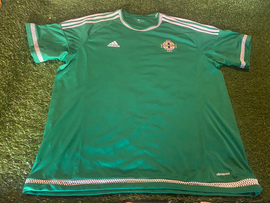 Northern Ireland Football Ulster Rare 2014 Big XXL 2XL Mans Adidas Made Home Jersey