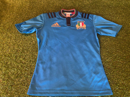 Italy Italia Italian Rugby Union Football Small Mans Adidas Made Home Jersey