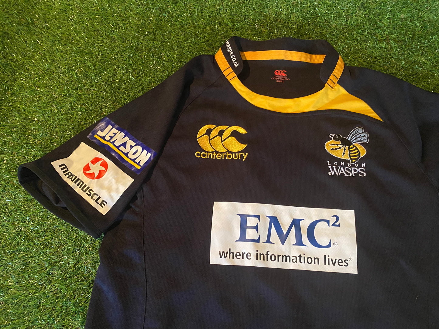 London Wasps England English Rugby Union Football large Mans CCC Made Jersey