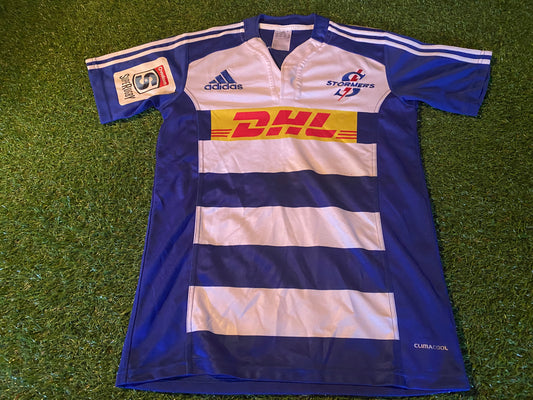 DHL Stormers South Africa African Springboks Rugby Union Small Mans Adidas Jersey