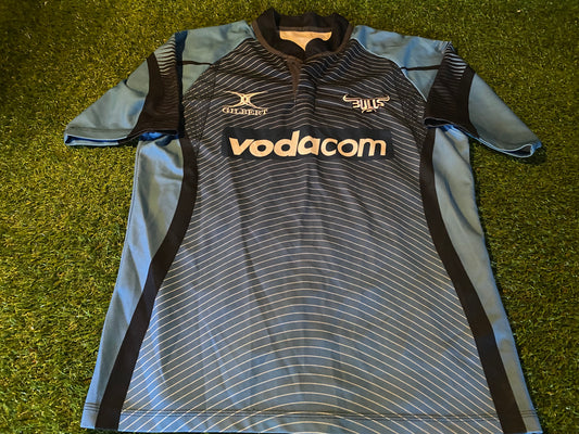 Bulls South Africa African Springboks Rugby Union Large Mans Gilbert Made Jersey