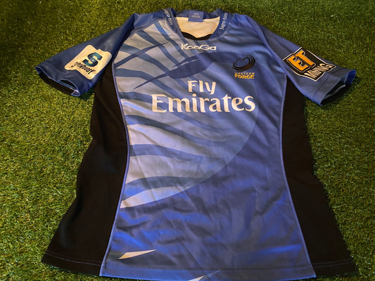 Western Force Australia Oz Rugby Union Football XL Extra Large Mans Home Jersey