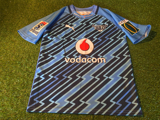 Bulls South Africa African Springboks Rugby Union Medium Mans Puma Made Jersey