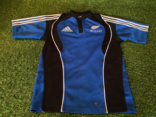 New Zealand All Blacks Rugby Union Football Small Mans Adidas Made Vintage Jersey