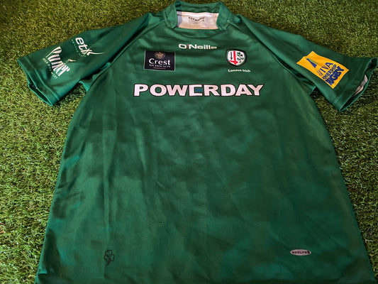 London Irish Ireland IRFU Eire Rugby Union Large Mans Oneills Made Home Jersey