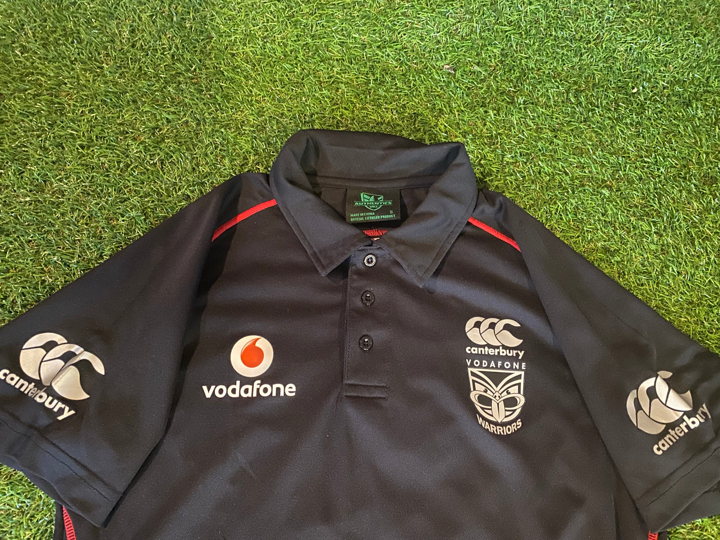 New Zealand Warriors Rugby League Football Small Mans NRL Lighter Polo Jersey