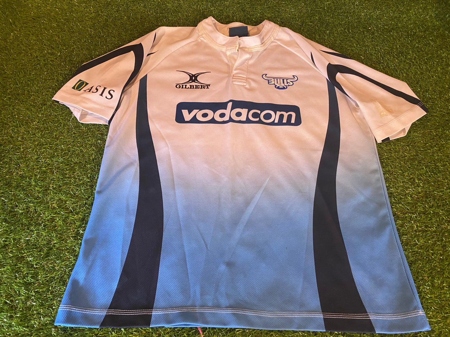 Bulls South Africa African Rugby Union XL Extra Large Mans Gilbert Made Jersey