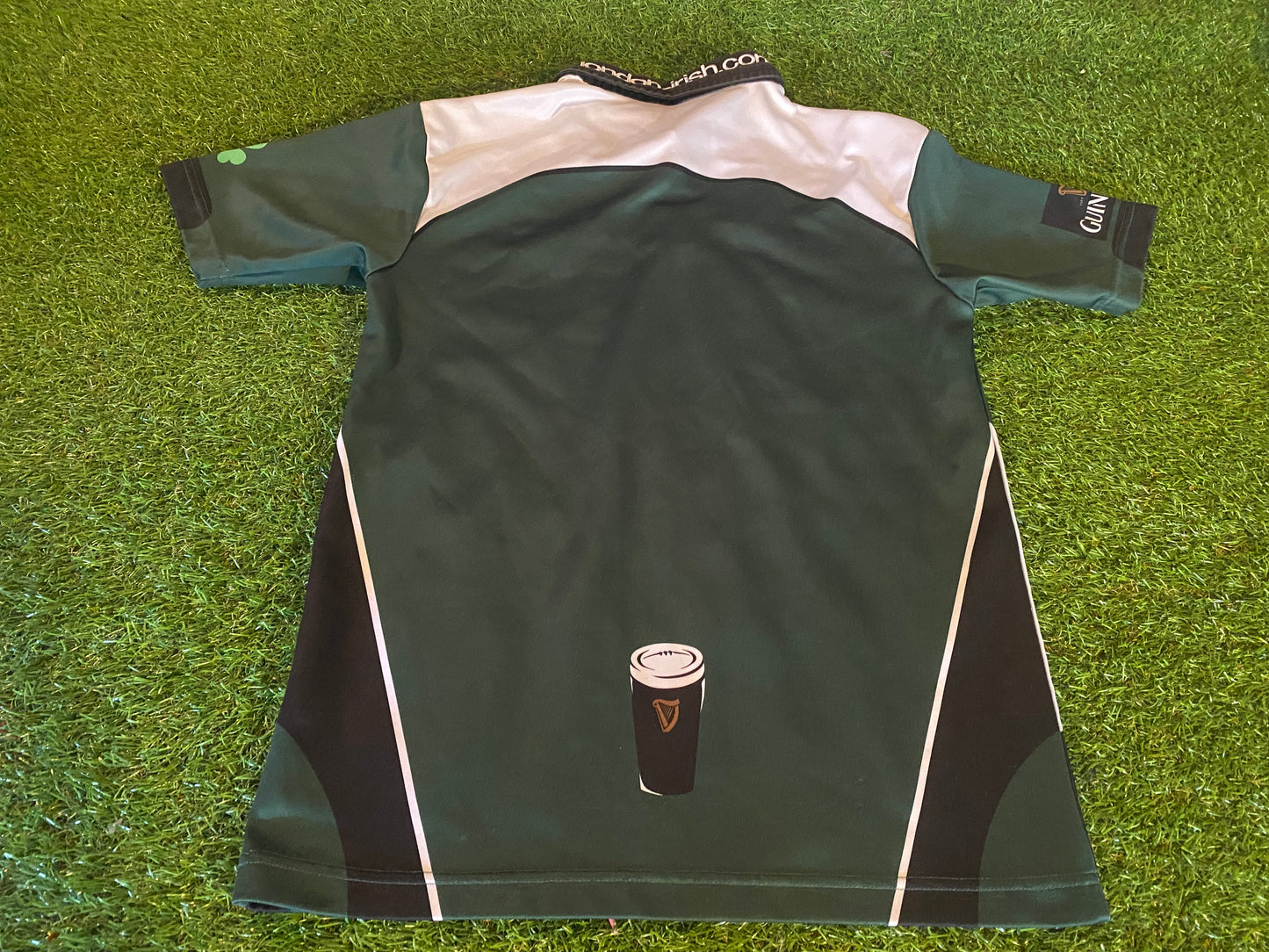 London Irish Eire Ireland Rugby Union Football Medium Mans Rugbytech Made Jersey