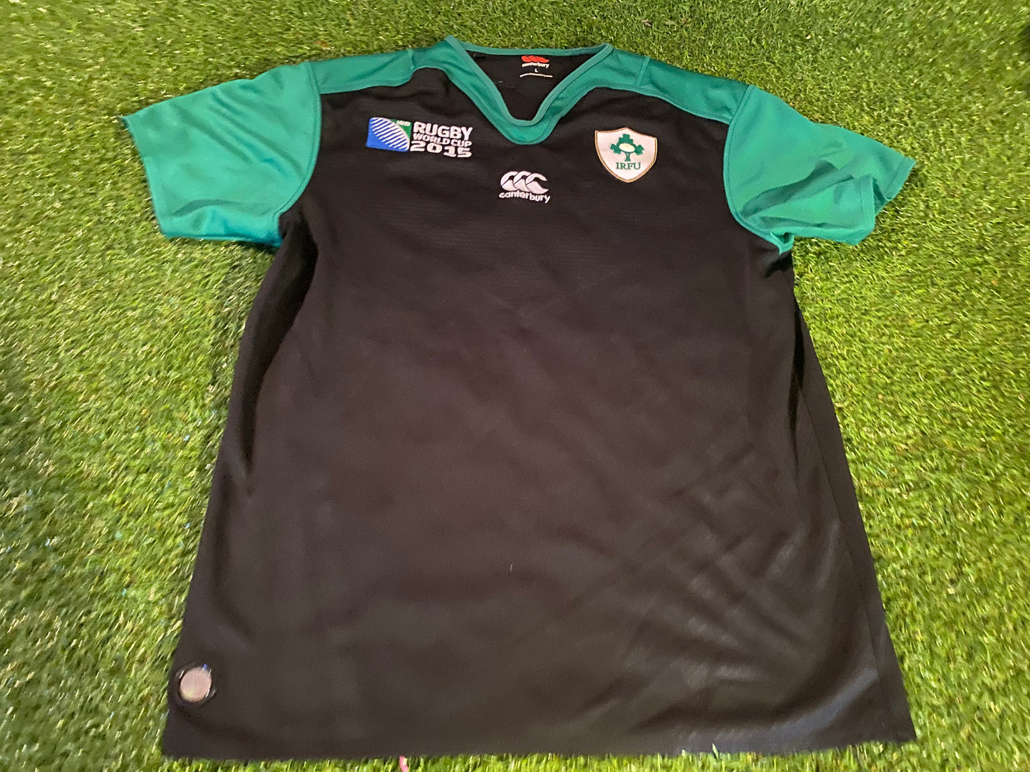 Ireland IRFU Eire Irish Rugby Union Large Mans CCC Made World Cup 2015 Jersey