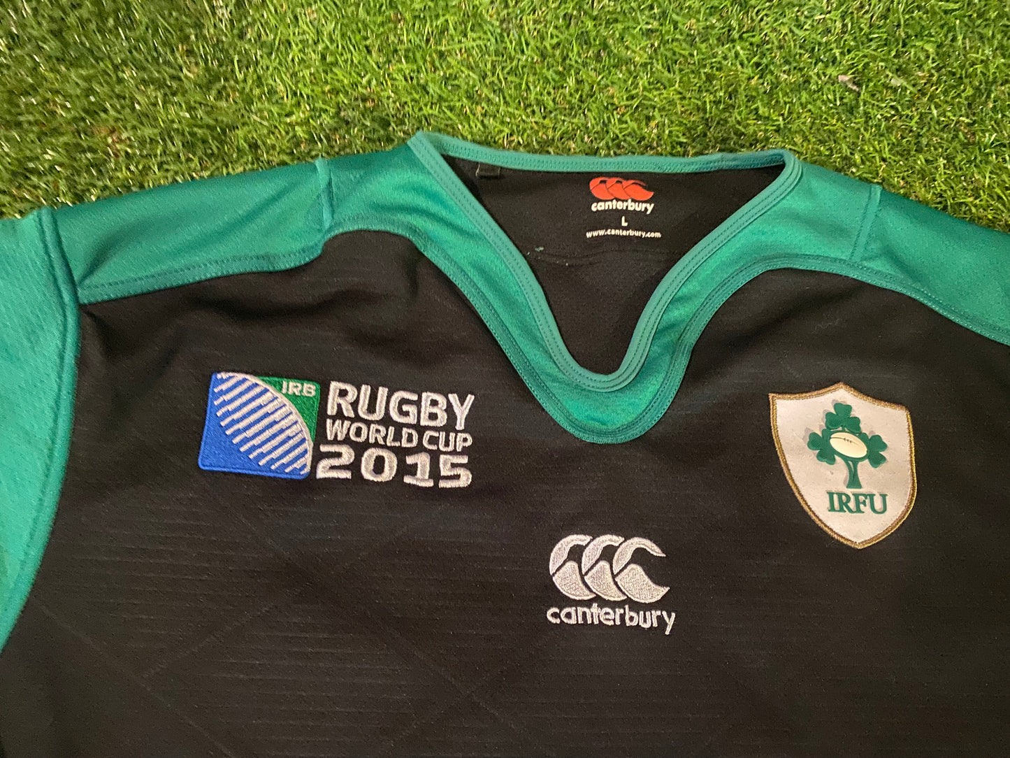 Ireland IRFU Eire Irish Rugby Union Large Mans CCC Made World Cup 2015 Jersey