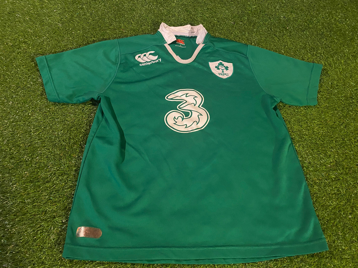 Ireland IRFU Eire Irish Rugby Union Football Large Mans CCC Made Home Jersey