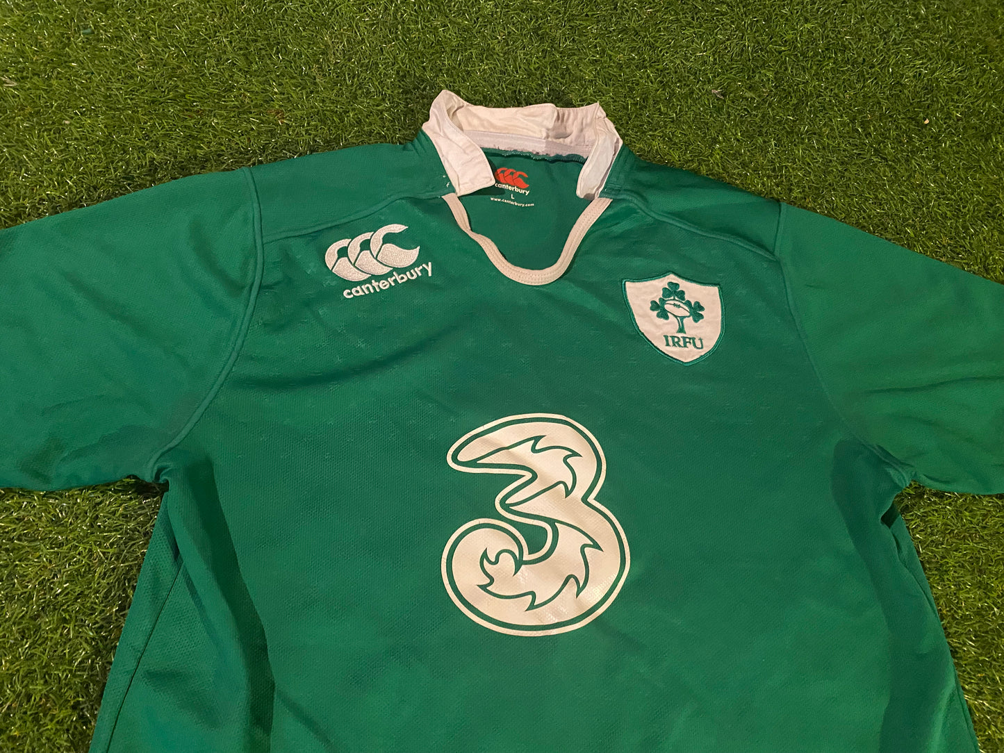 Ireland IRFU Eire Irish Rugby Union Football Large Mans CCC Made Home Jersey