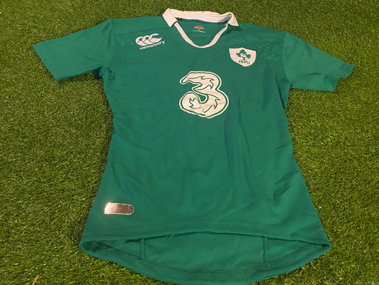 Ireland IRFU Eire Irish Rugby Union Football Large Mans CCC Tight Fit Players Jersey