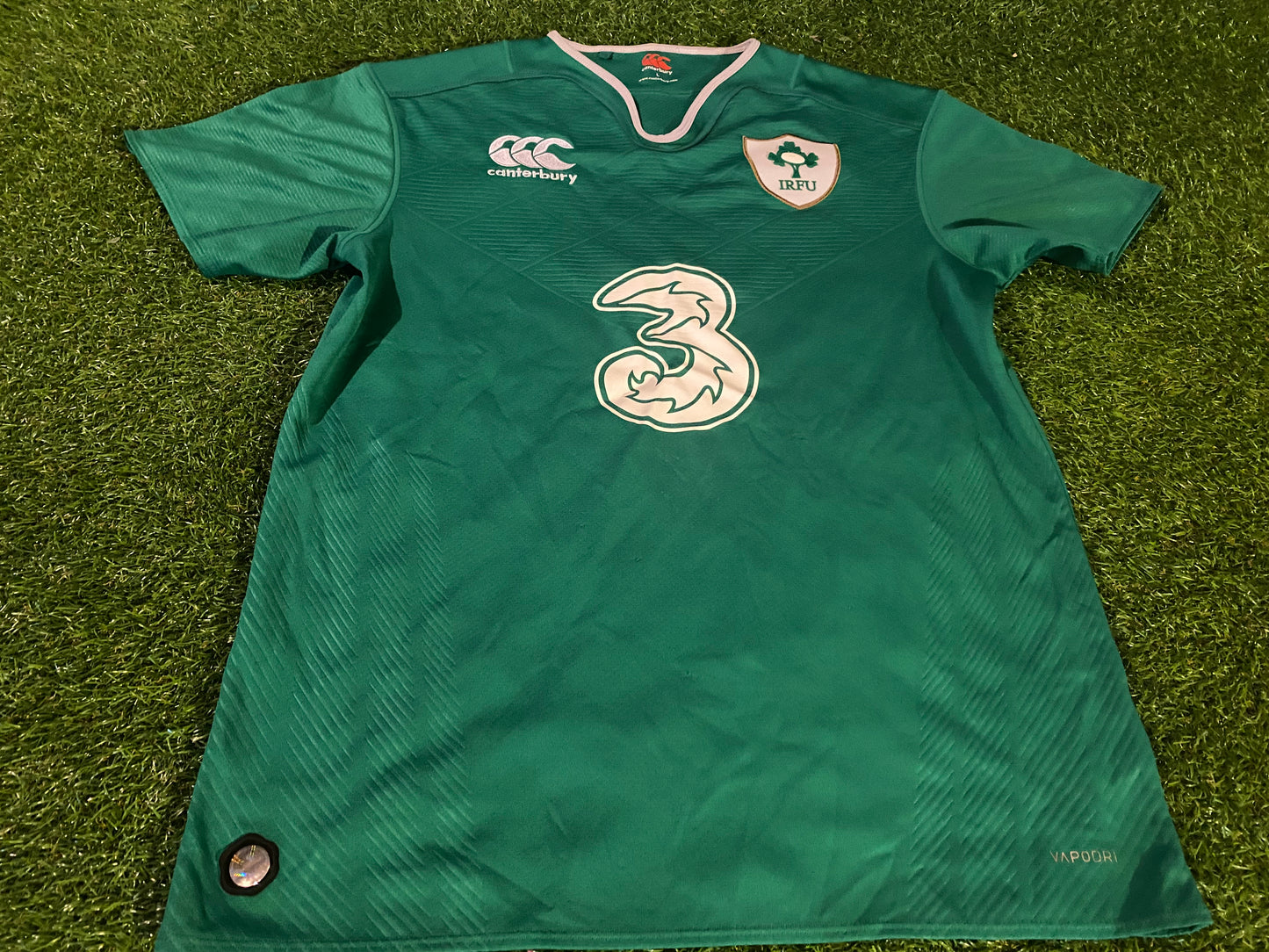 Ireland IRFU Eire Irish Rugby Union Football Large Mans CCC Made Home Jersey