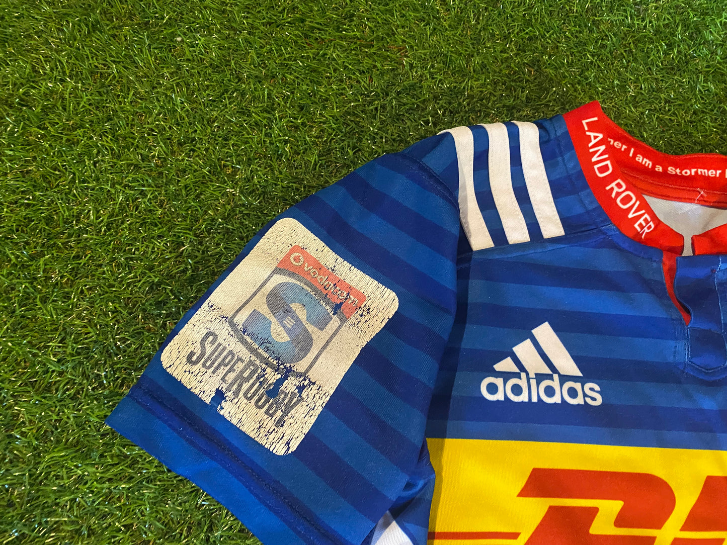 DHL Stormers South Africa African Springboks Rugby Union Small Mans Adidas Made Jersey