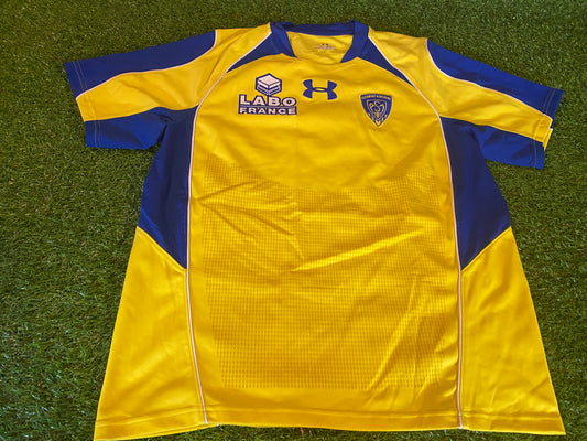 Clermont Auvergne France French FFR Rugby Union Large Mans Under Armour Jersey