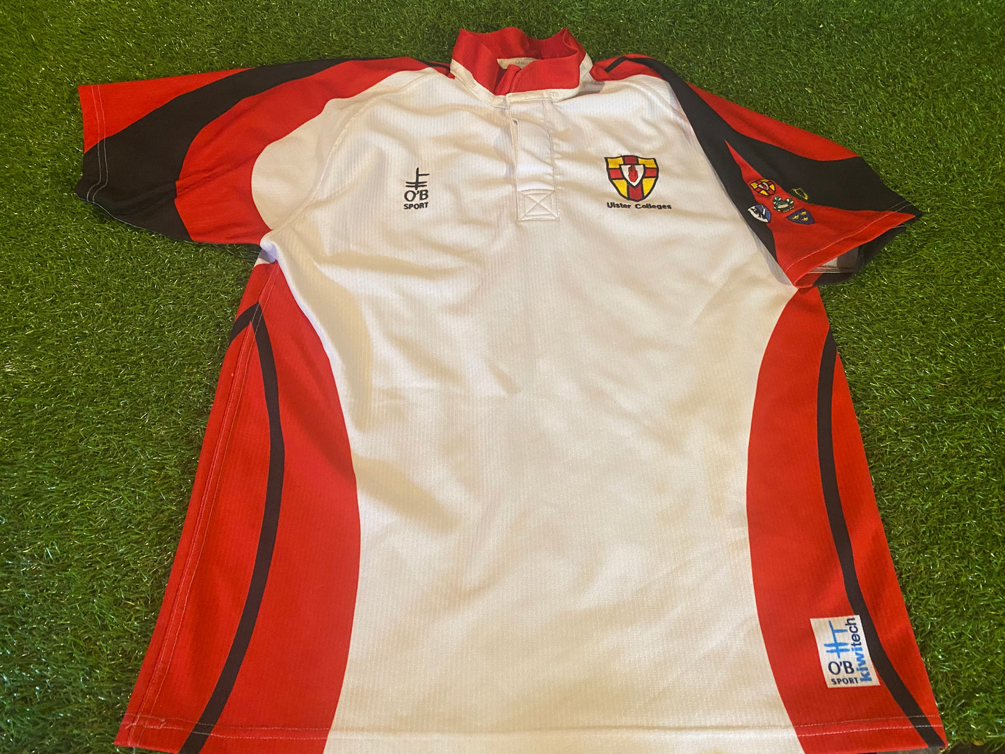 Ulster Northern Ireland Rugby Union Football Large Mans Kukri Match Worn no12 Jersey