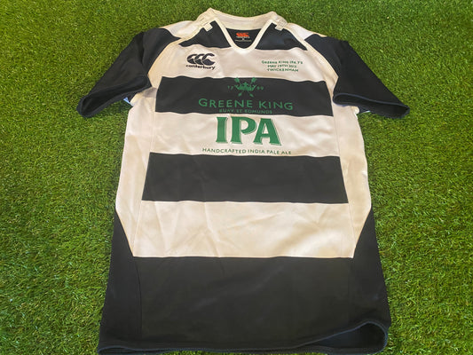 Greene King IPA 7's Rugby Union Football Medium Mans CCC Match Worn no8 Jersey