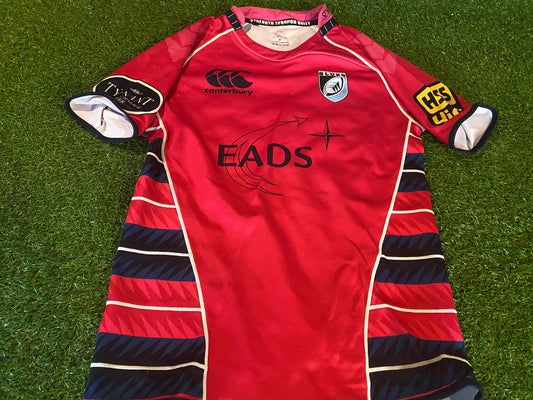 Cardiff Blues Wales Welsh Cymru Rugby Union Football Medium Mans CCC Made Jersey