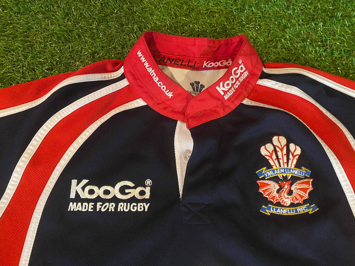 Llanelli RFC Wales Welsh Cymru Rugby Union Small Mans Kooga Made Jersey