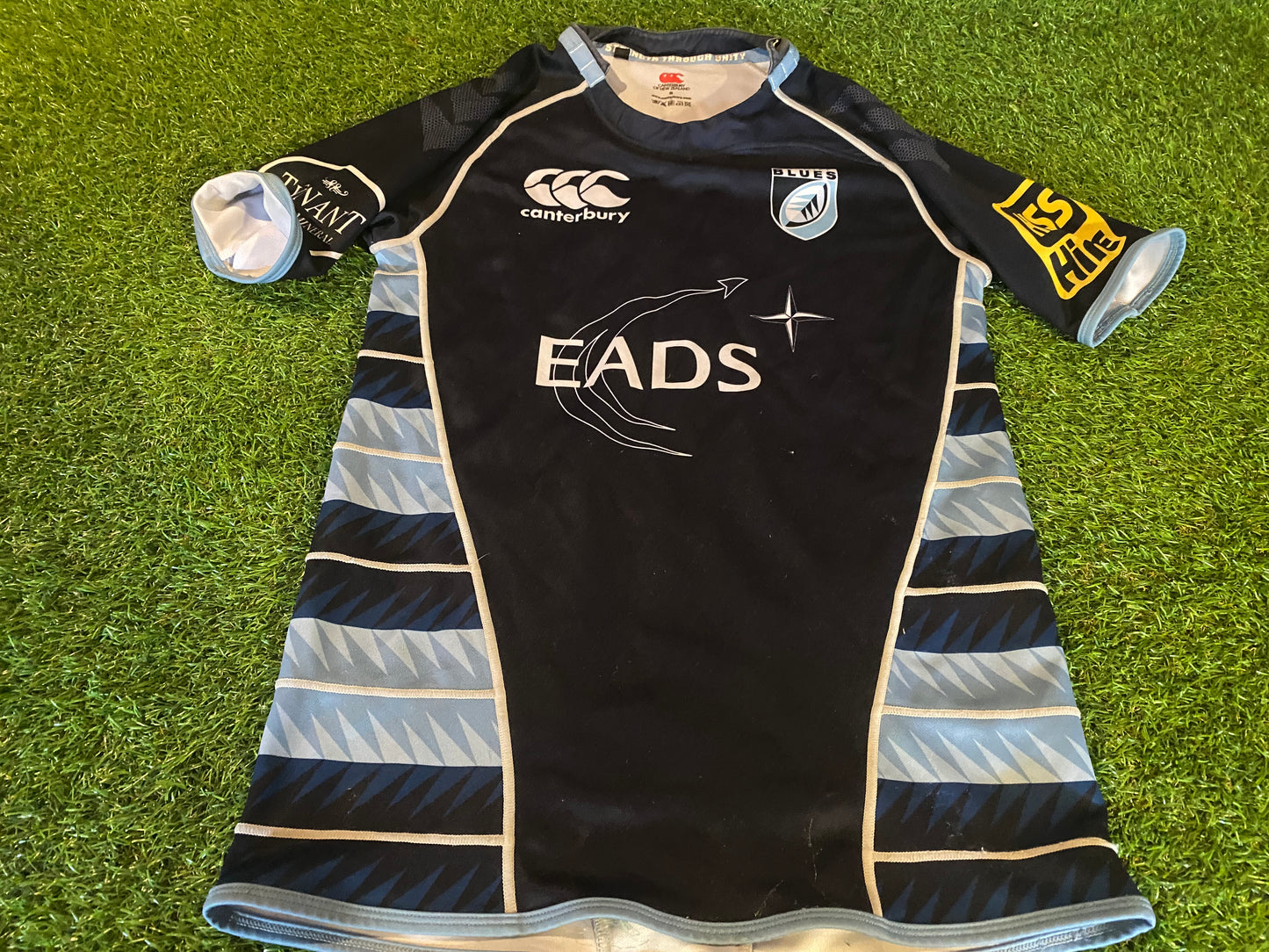 Cardiff Blues Wales Welsh Cymru Rugby Union Football Small Mans CCC Made Jersey