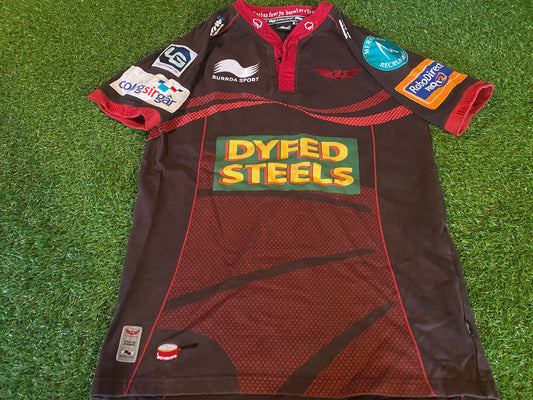 Scarlets Wales Welsh Cymru Rugby Union Small Mans Burrda Sports Made Jersey