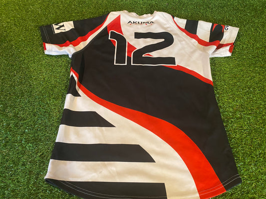 Cooke RFC Ulster Nortern Ireland Rugby Union Football Medium Mans Match Worn no12 Jersey