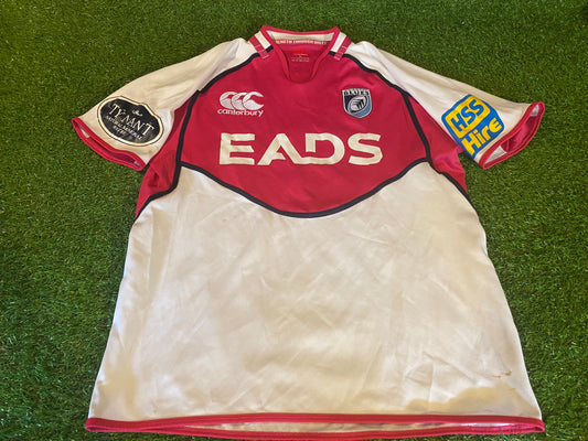 Cardiff Blues Wales Welsh Cymru Rugby Union Football XXL 2XL Mans CCC Made Jersey