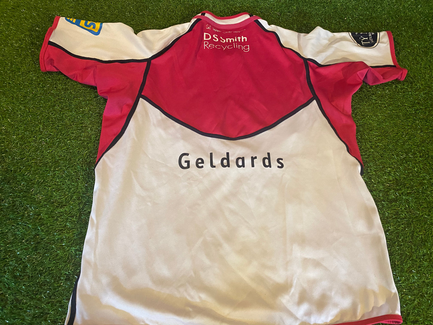 Cardiff Blues Wales Welsh Cymru Rugby Union Football XXL 2XL Mans CCC Made Jersey