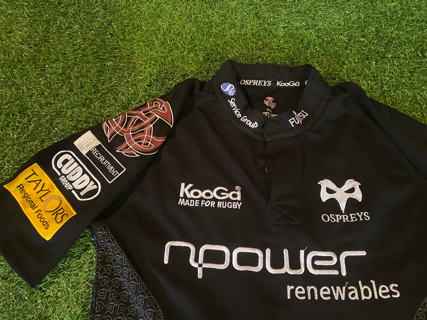 Ospreys Wales Welsh Cymru Rugby Union Small Mans Kooga Made Jersey