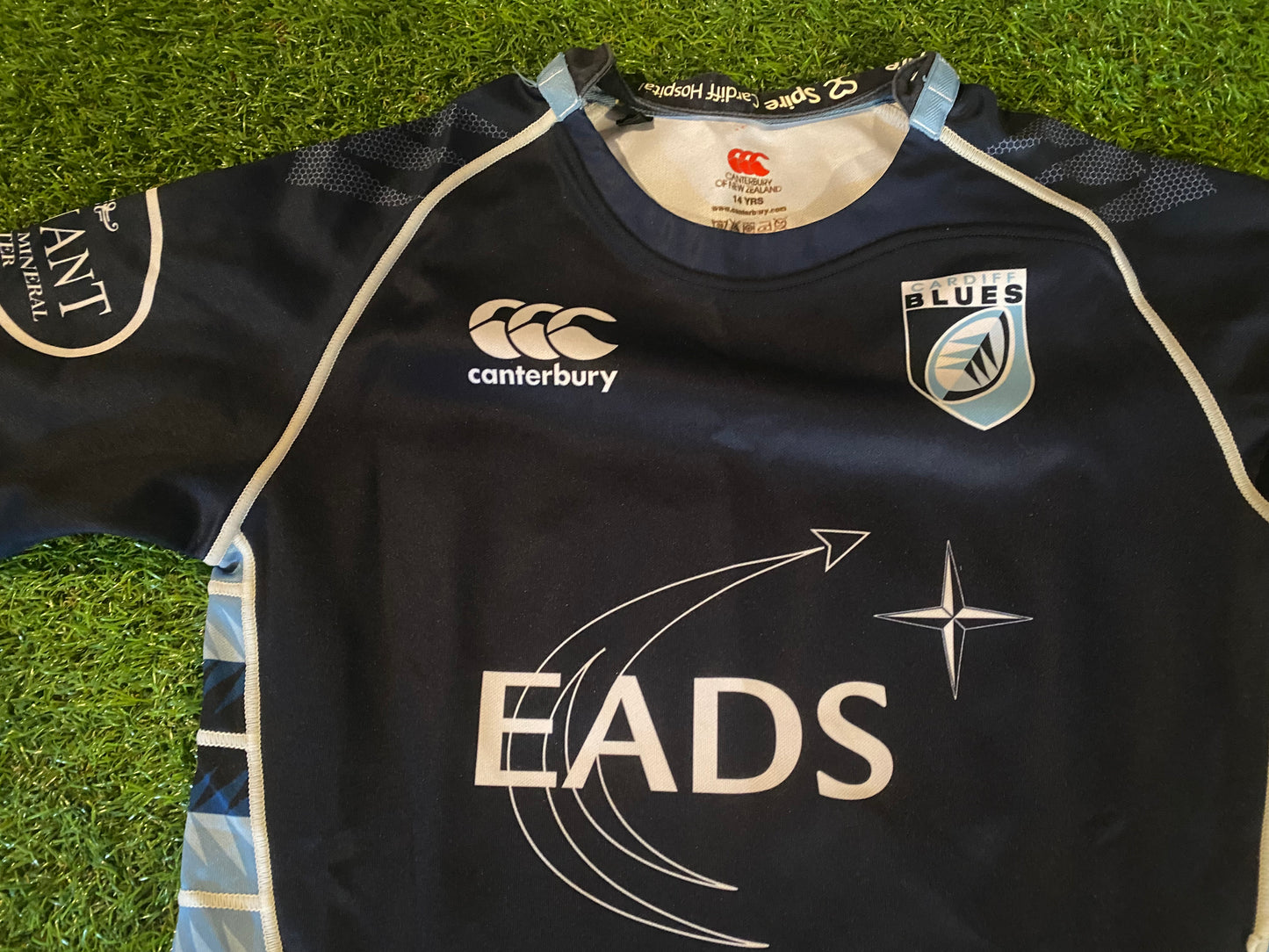 Cardiff Blues Wales Welsh Cymru Rugby Union XS Mans CCC Made Jersey