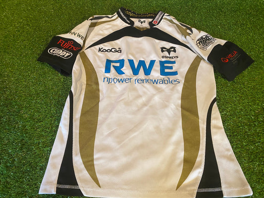 Ospreys Wales Welsh Cymru Rugby Union football Small Mans Kooga Made Jersey